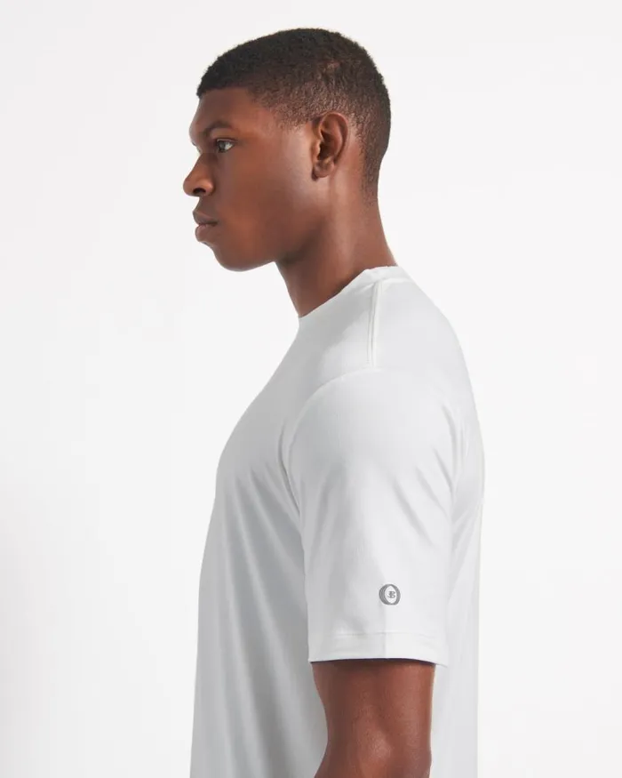 Men Ben Sherman TShirts and Graphic Tees Performance Stretch Marl TShirt 8211 Bright White Men Ben Sherman TShirts and Graphic Tees Performance Stretch Marl TShirt 8211 Bright White