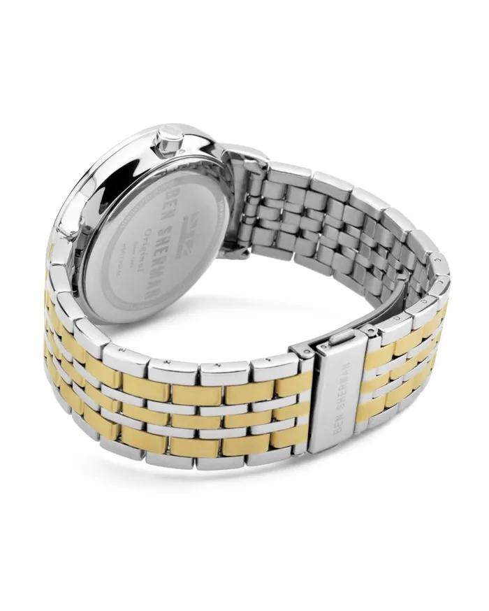 Men Ben Sherman Watches Portobello Professional Watch 8211 SilverGoldSilverSilver