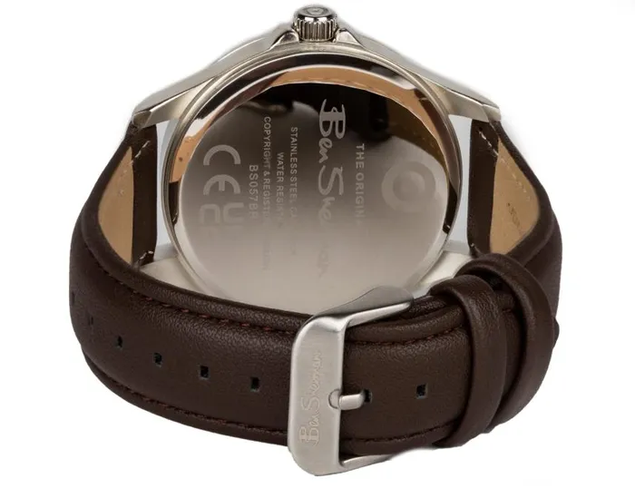 Men Ben Sherman Watches Strap Watch 41mm 8211 BrownGreySilver Men Ben Sherman Watches Strap Watch 41mm 8211 BrownGreySilver