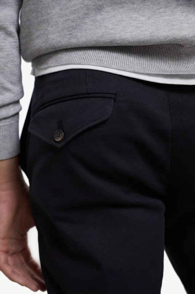 Men Black Jablillo Trousers Ecoalf Trousers