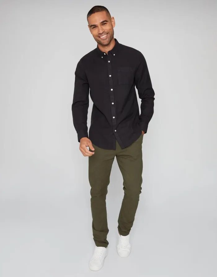Men Black Long Sleeve Shirt Threadbare Shirts Men Black Long Sleeve Shirt Threadbare Shirts