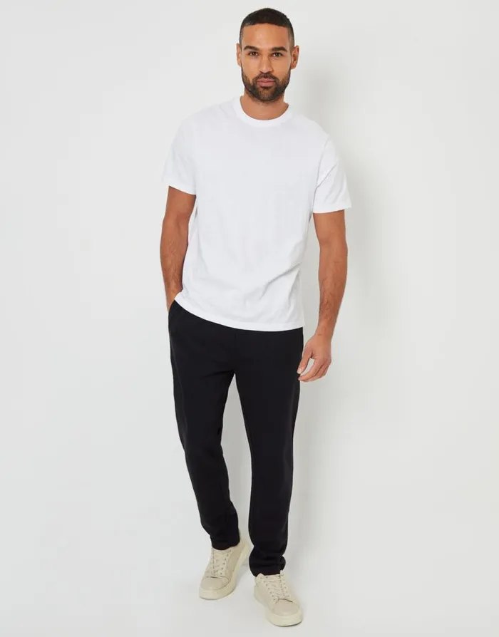 Men Black Straight Leg Joggers Threadbare Joggers Men Black Straight Leg Joggers Threadbare Joggers