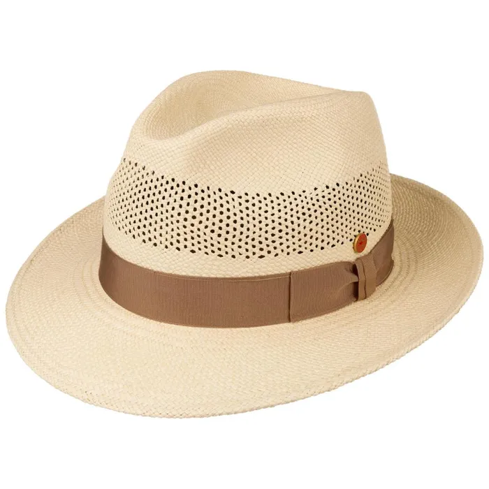 Men Bogart Hats Mayser Imperia Panama Straw Hat Natural Beige