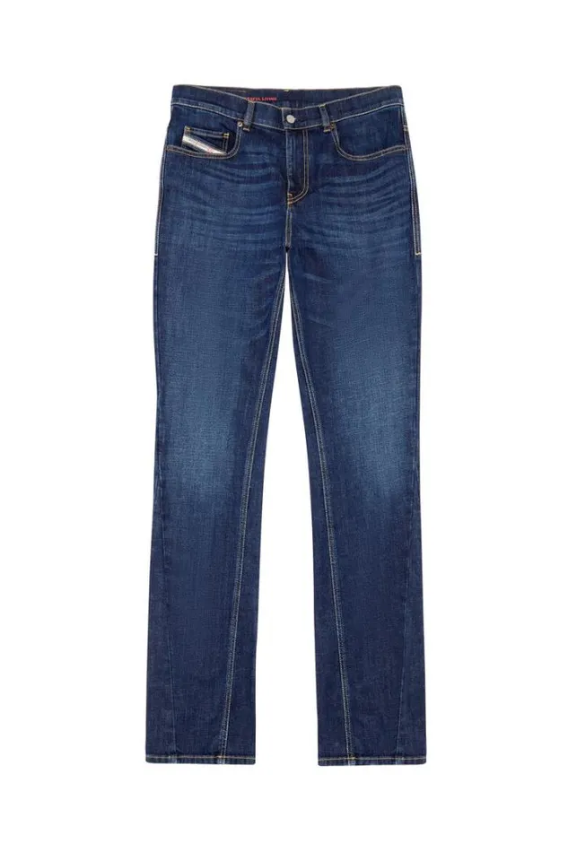 Men Bootcut Jeans 2021 DVocs 09b90 Dark Blue Diesel Bootcut