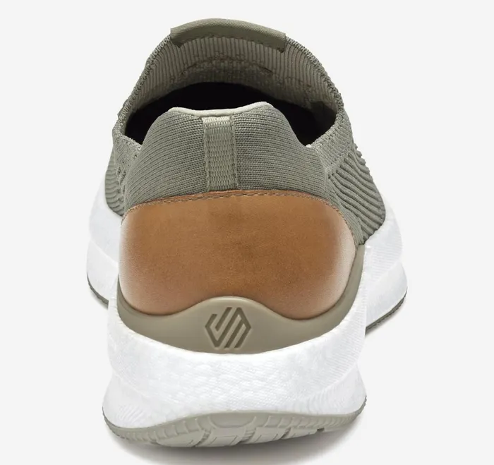 Men Briley Knit Jogger Taupe Knit JohnstonandMurphy SlipOns and Loafers