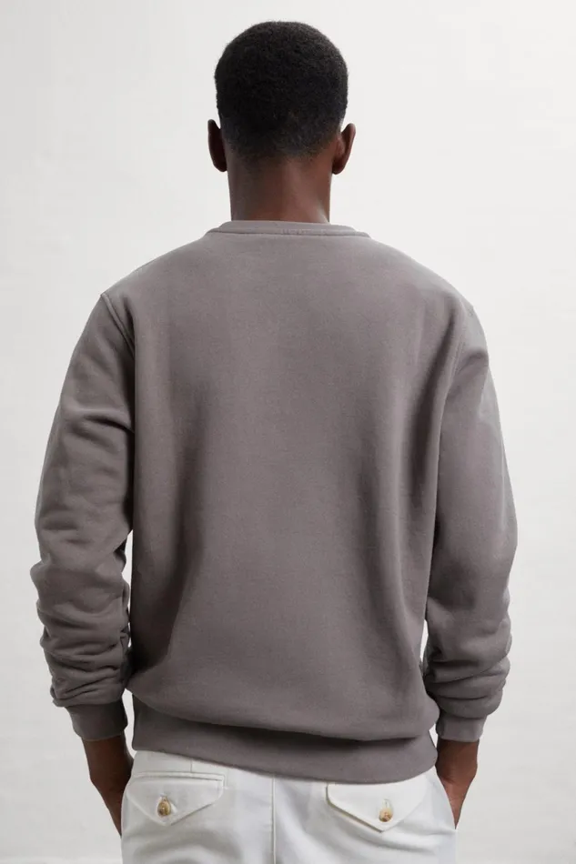 Men Brown Great B Sweatshirt Ecoalf Sweatshirts