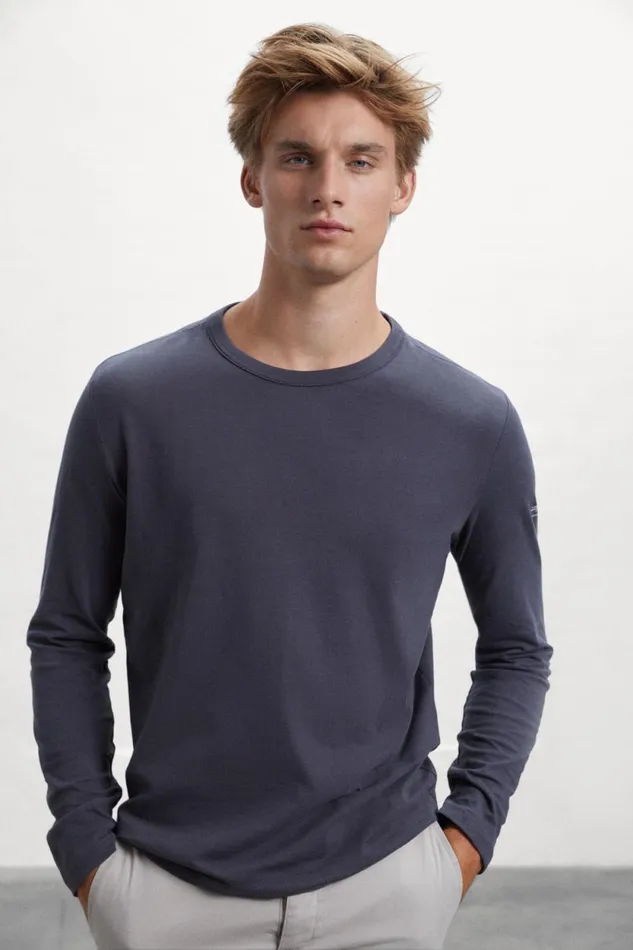Men Caviar Terra LongSleeved TShirt Ecoalf TShirts