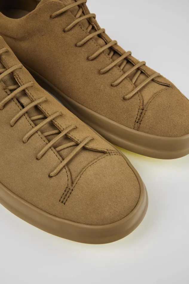 Men Chasis Brown Nubuck Basket Camper Casual Shoes