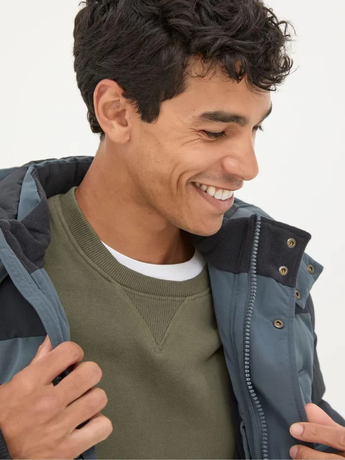Men Coats and Jackets Fat Face Banff Dark Blue Ultimate Coat