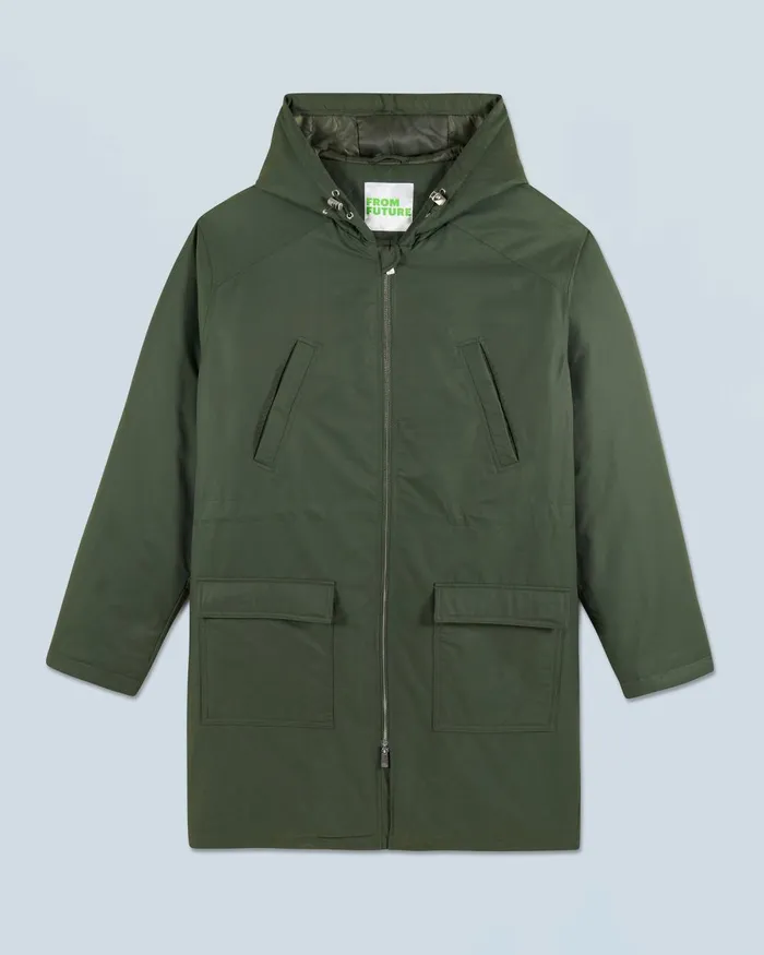 Men Coats and Jackets From Future Outerwear Parka Khaki