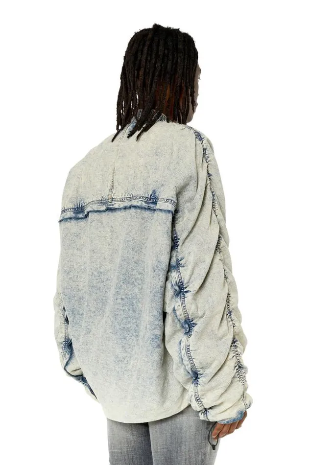Men DBressy Light Blue Diesel Outerwear And Jackets Men DBressy Light Blue Diesel Outerwear And Jackets