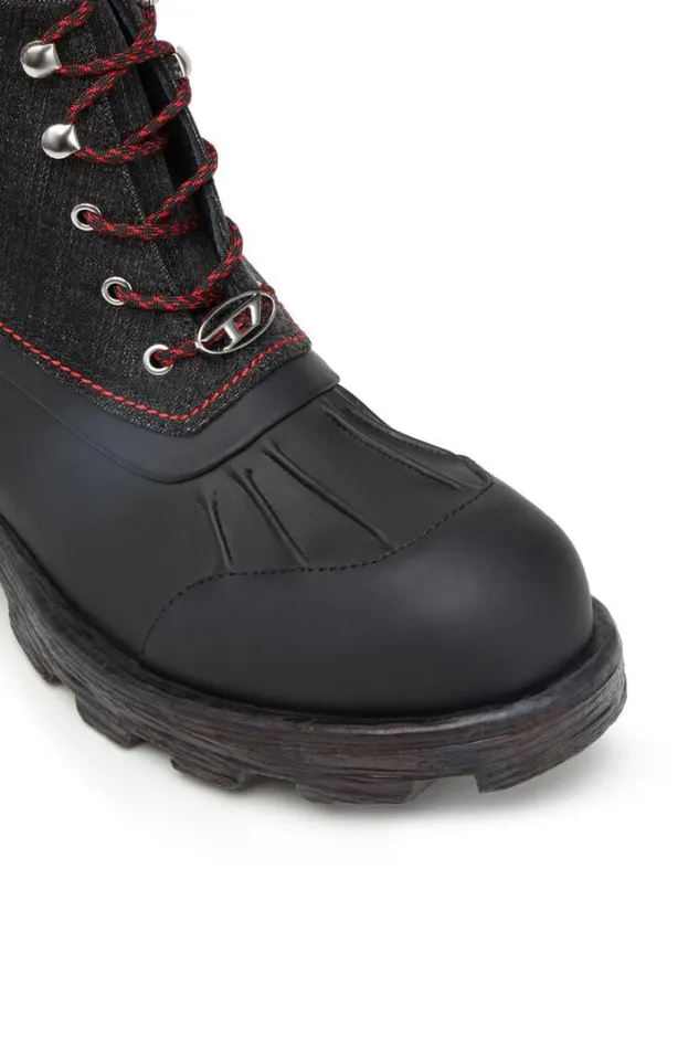 Men DHammer Abt D Black Diesel Boots Men DHammer Abt D Black Diesel Boots