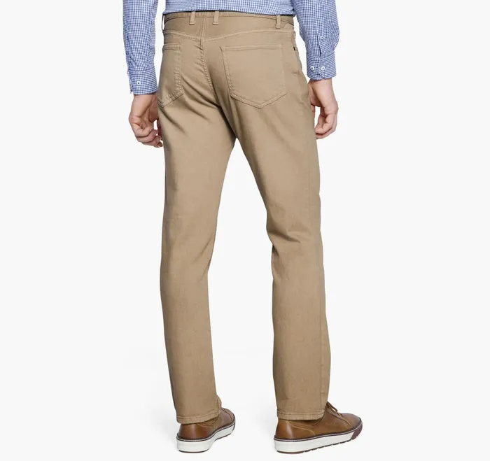 Men Denim Jeans Khaki Overdye JohnstonandMurphy Pants and Jeans Men Denim Jeans Khaki Overdye JohnstonandMurphy Pants and Jeans