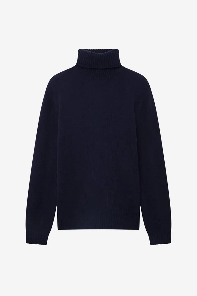 Men Doha Cashmere Jumper Deep Navy Ecoalf Knitwear