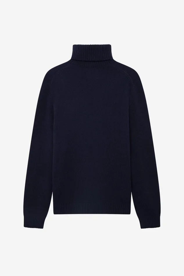 Men Doha Cashmere Jumper Deep Navy Ecoalf Knitwear