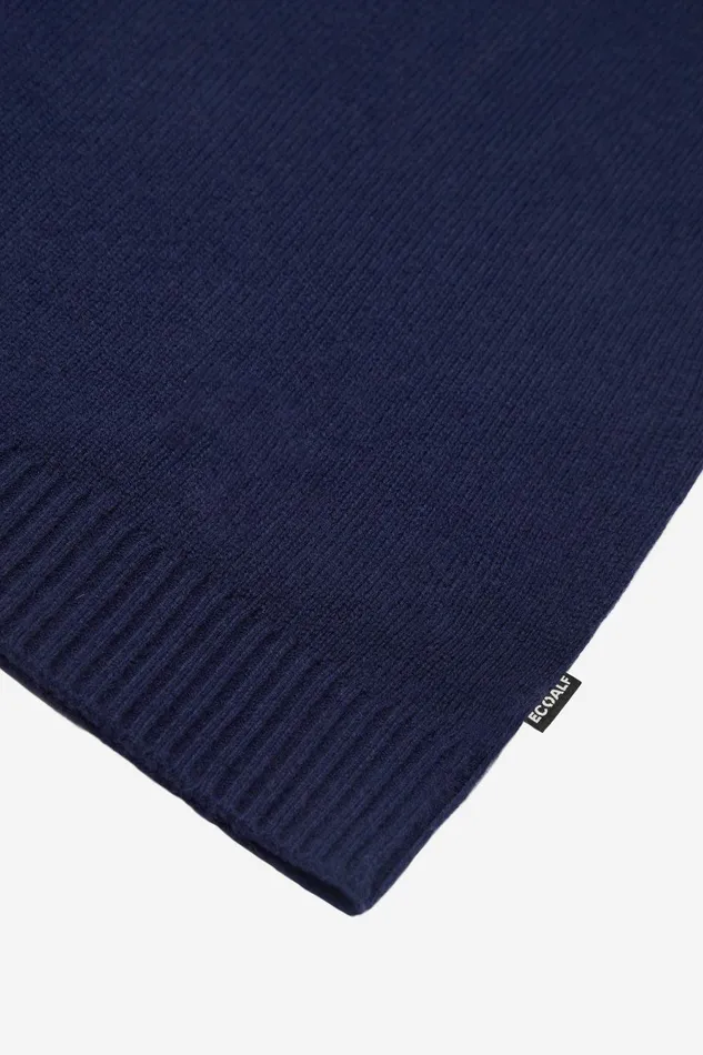 Men Doha Cashmere Jumper Deep Navy Ecoalf Knitwear