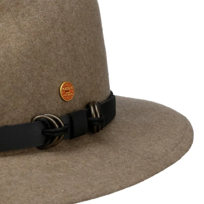 Men Felt Hats Mayser Baron Georgia Outdoor Hat Brownmottled Men Felt Hats Mayser Baron Georgia Outdoor Hat Brownmottled