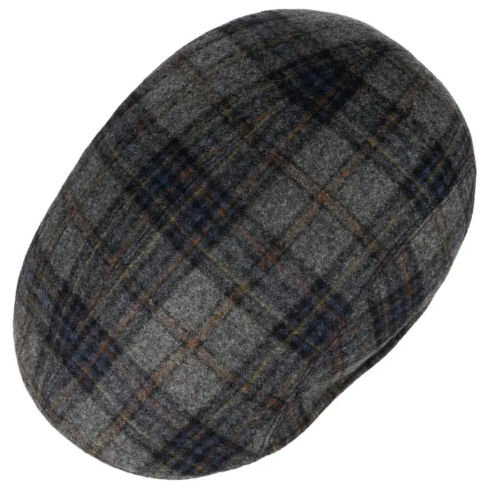 Men Flat Caps Mayser Lennart Shetland Check Flat Cap Grayblue Men Flat Caps Mayser Lennart Shetland Check Flat Cap Grayblue