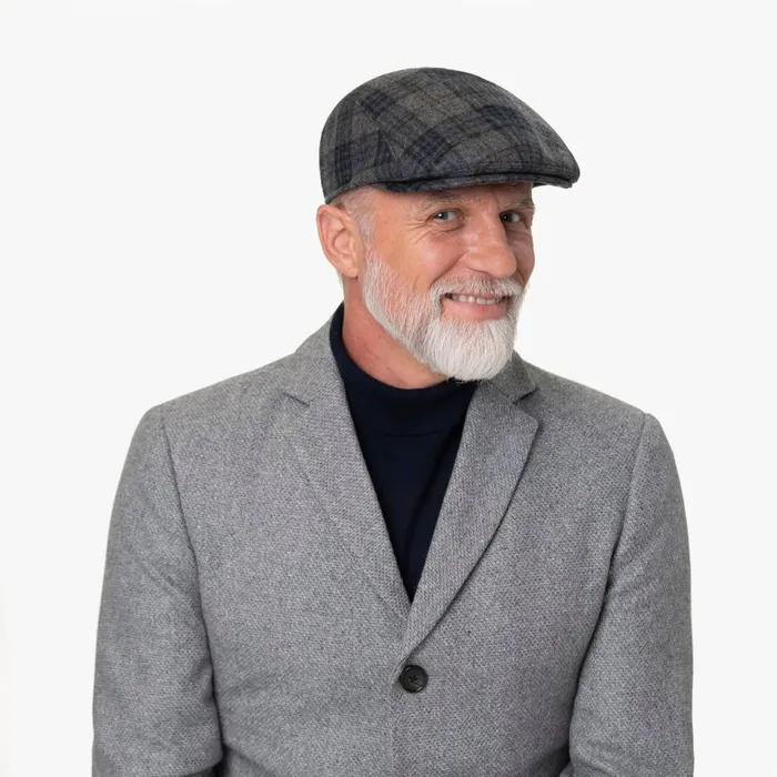 Men Flat Caps Mayser Lennart Shetland Check Flat Cap Grayblue Men Flat Caps Mayser Lennart Shetland Check Flat Cap Grayblue