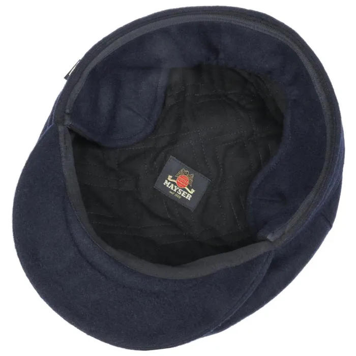 Men Flat Caps Mayser Sympatex Earflap Sports Cap Gray Men Flat Caps Mayser Sympatex Earflap Sports Cap Gray