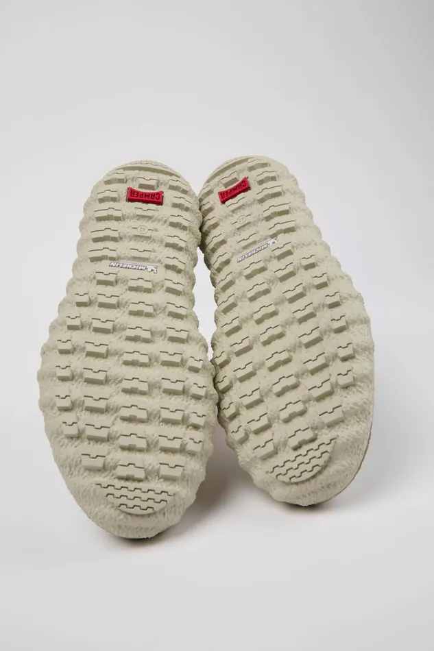 Men Ground PrimaLoft MICHELIN Light Gray Textile And Leather Ankle Boots Camper Ankle Boots Men Ground PrimaLoft MICHELIN Light Gray Textile And Leather Ankle Boots Camper Ankle Boots