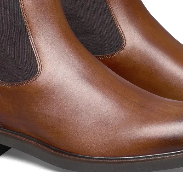 Men Hartley Chelsea Boot Brown Italian Calfskin JohnstonandMurphy Boots Men Hartley Chelsea Boot Brown Italian Calfskin JohnstonandMurphy Boots