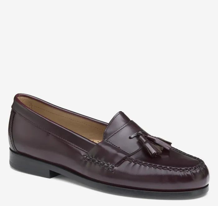 Men Hayes Tassel Loafer Burgundy Full Grain JohnstonandMurphy SlipOns and Loafers Men Hayes Tassel Loafer Burgundy Full Grain JohnstonandMurphy SlipOns and Loafers