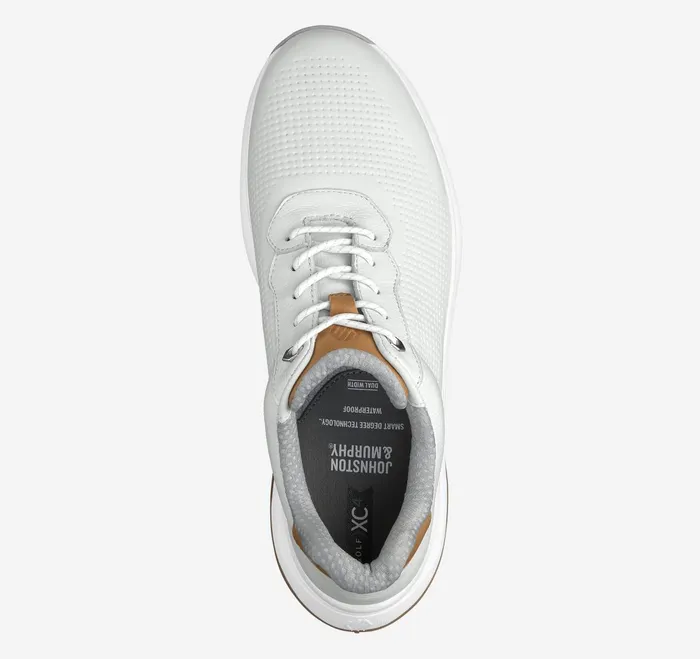 Men Ht1Luxe UThroat White Waterproof Full Grain JohnstonandMurphy LaceUps Men Ht1Luxe UThroat White Waterproof Full Grain JohnstonandMurphy LaceUps