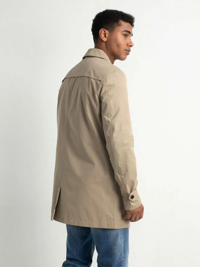 Men Jackets Petrol Industries Trench Coat Wild Dessert
