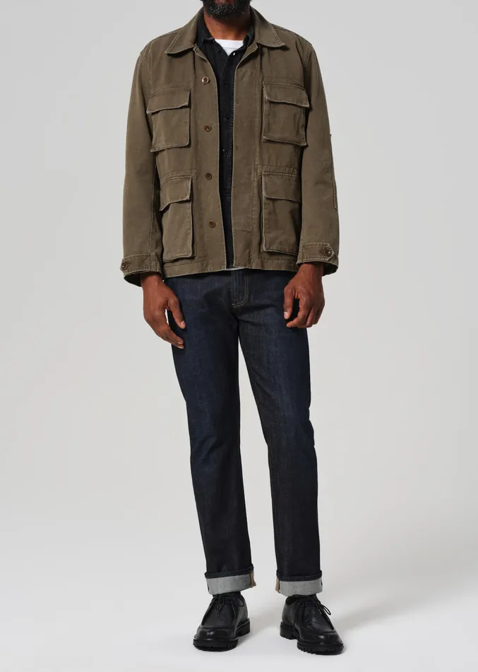 Men Jeans Citizens Of Humanity Elijah Relaxed Straight Japanese Selvedge In Alton