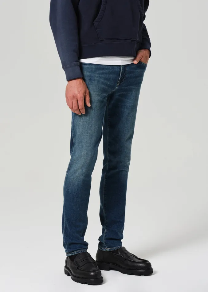 Men Jeans Citizens Of Humanity London Tapered Slim Cashmere Denim In Cyrus