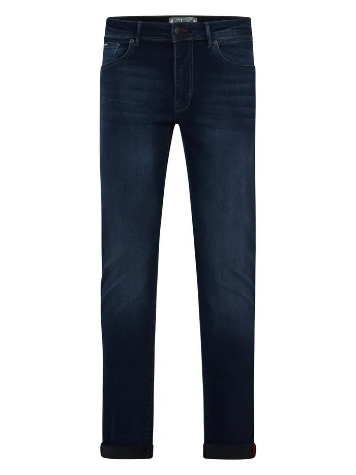 Men Jeans Petrol Industries Seaham Classic Slim Fit Midnight Blue