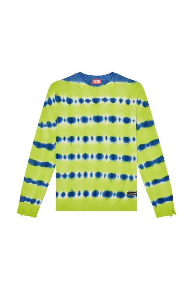 Men KRo Bluegreen Diesel Knitwear Men KRo Bluegreen Diesel Knitwear
