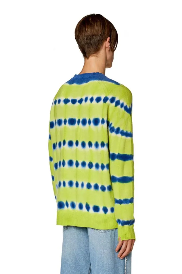 Men KRo Bluegreen Diesel Knitwear Men KRo Bluegreen Diesel Knitwear