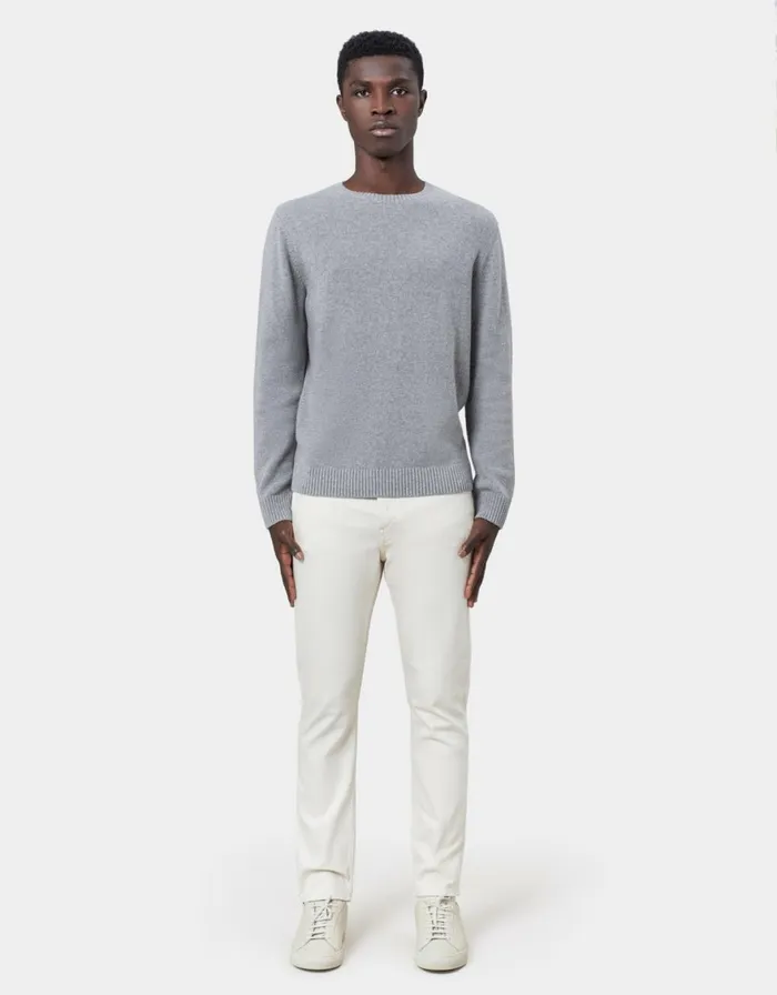Men Knit Sweaters Colorful Standard Classic Merino Wool Crew Sahara Camel