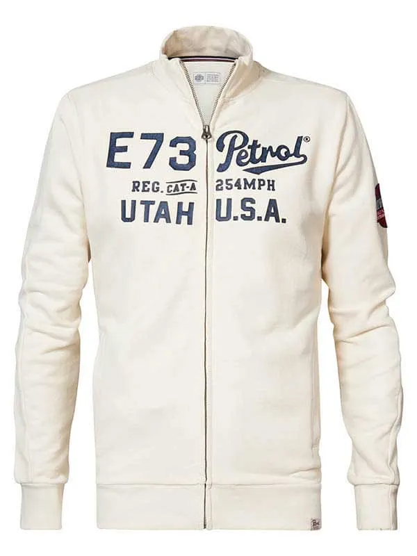Men Knits and Sweats Petrol Industries Comfortable Cardigan Sky White