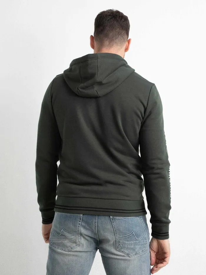 Men Knits and Sweats Petrol Industries Zipped Hoodie Forest Night