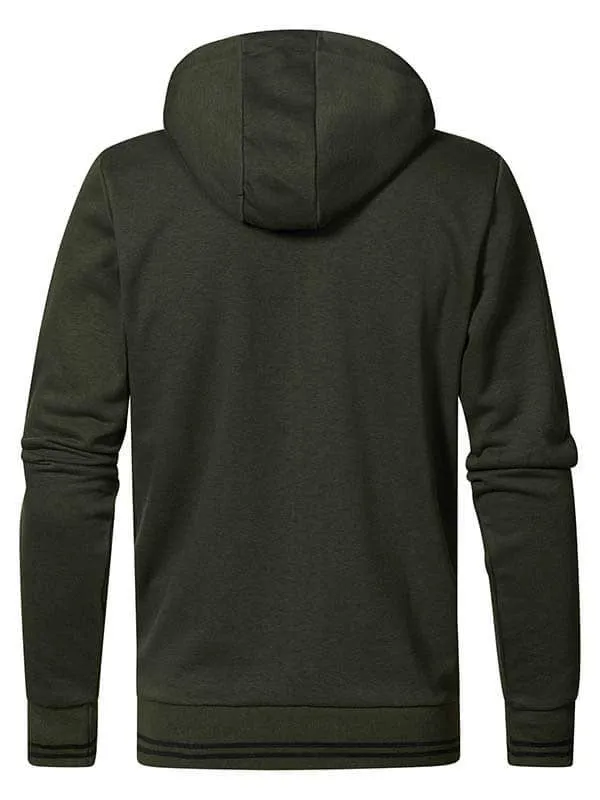 Men Knits and Sweats Petrol Industries Zipped Hoodie Forest Night