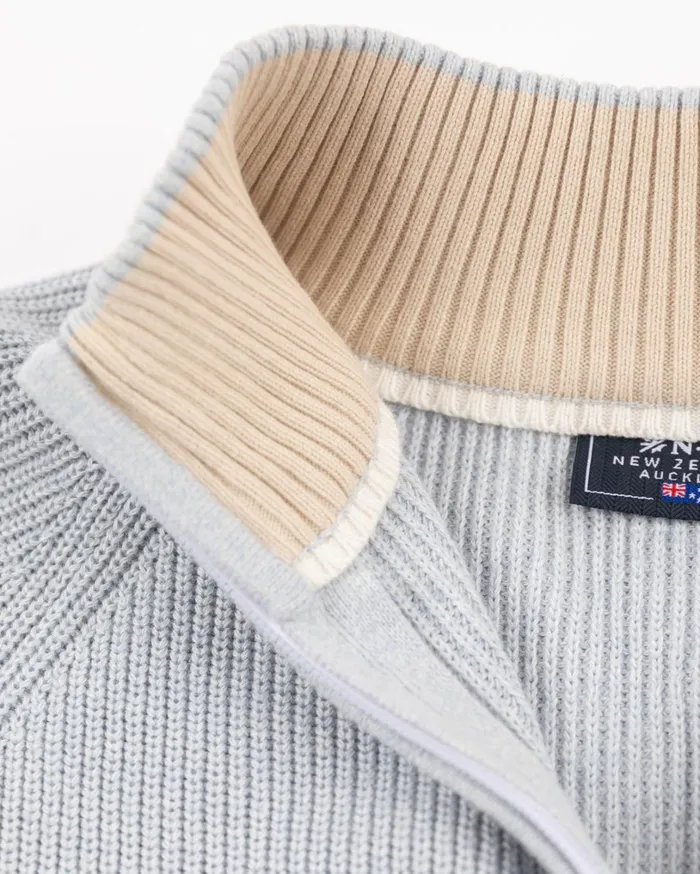 Men Knitwear NZA New Zealand Auckland Light Blue Knitted Half Zip Pullover 8211 Phantom Blue Men Knitwear NZA New Zealand Auckland Light Blue Knitted Half Zip Pullover 8211 Phantom Blue