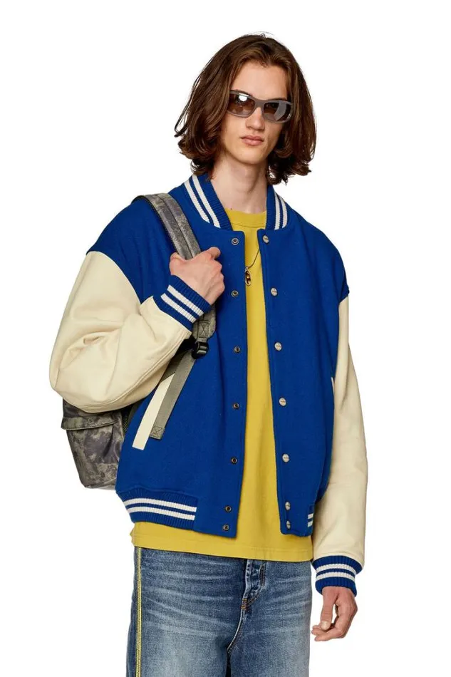 Men LFranz Blue Diesel Outerwear And Jackets Men LFranz Blue Diesel Outerwear And Jackets