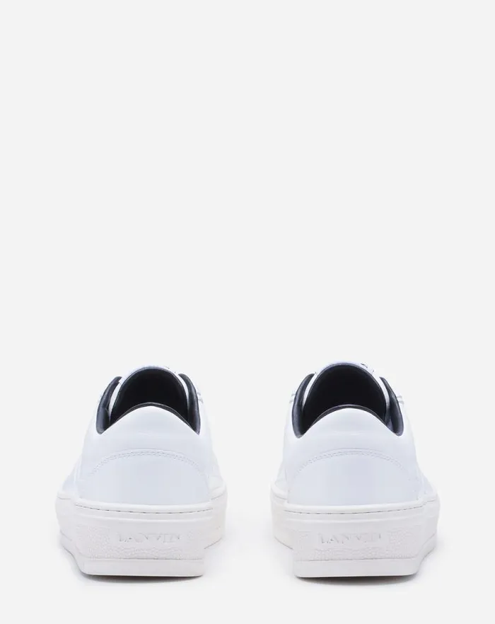 Men Lanvin Sneakers Cash By Lanvin Sneakers In Leather White Men Lanvin Sneakers Cash By Lanvin Sneakers In Leather White