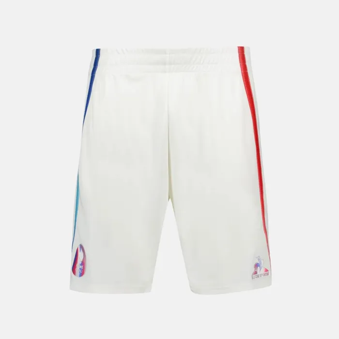 Men Le Coq Sportif Shorts France039s Olympic Team Shorts Marshmallow Gradiant Bbr