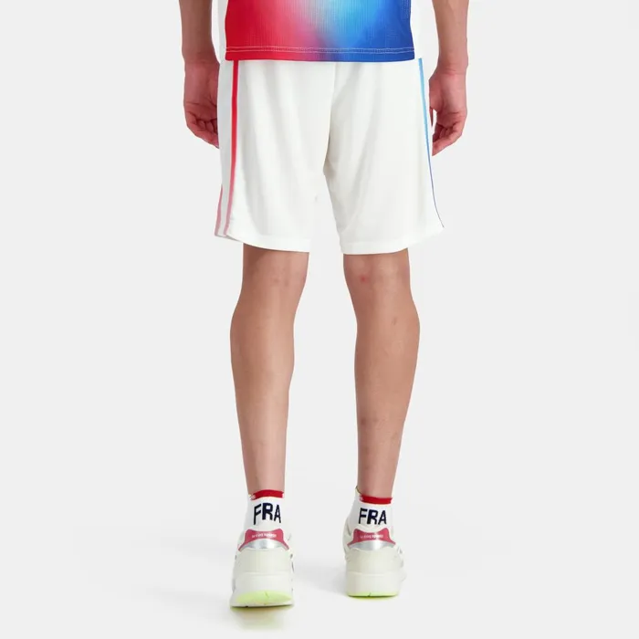 Men Le Coq Sportif Shorts France039s Olympic Team Shorts Marshmallow Gradiant Bbr