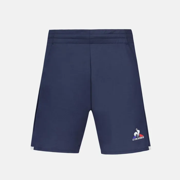 Men Le Coq Sportif Shorts Tennis Shorts Dress Bluesnew Optical White