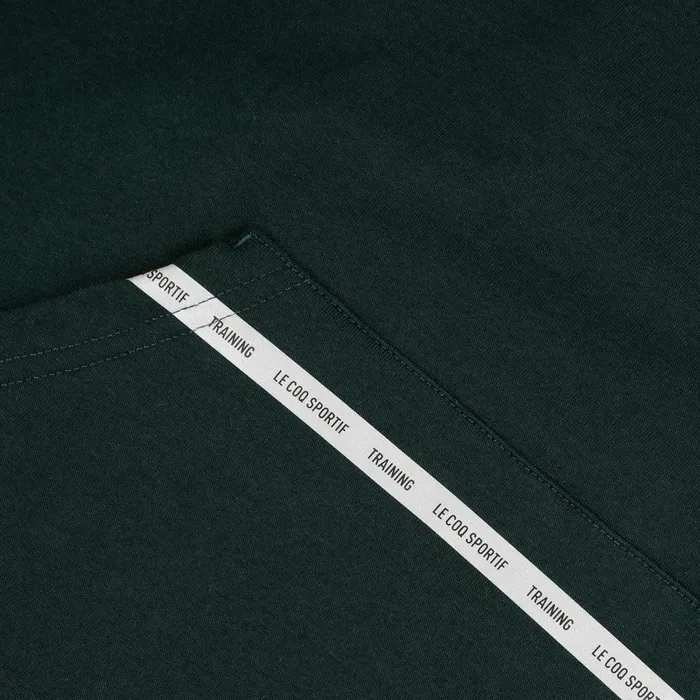 Men Le Coq Sportif Sweatshirts Training Performance Hoodie Scarab Men Le Coq Sportif Sweatshirts Training Performance Hoodie Scarab