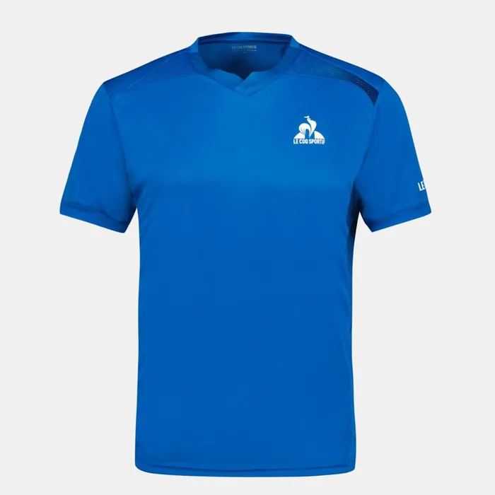 Men Le Coq Sportif Tshirts And Tops Performance Tennis TShirt Lapis Blue