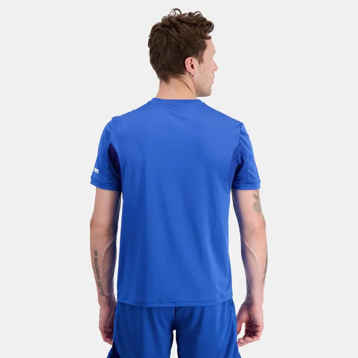 Men Le Coq Sportif Tshirts And Tops Performance Tennis TShirt Lapis Blue