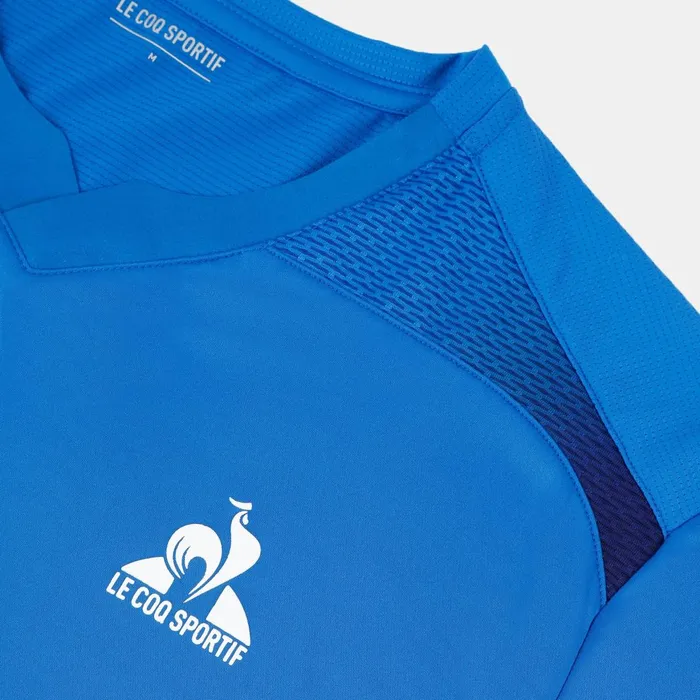 Men Le Coq Sportif Tshirts And Tops Performance Tennis TShirt Lapis Blue