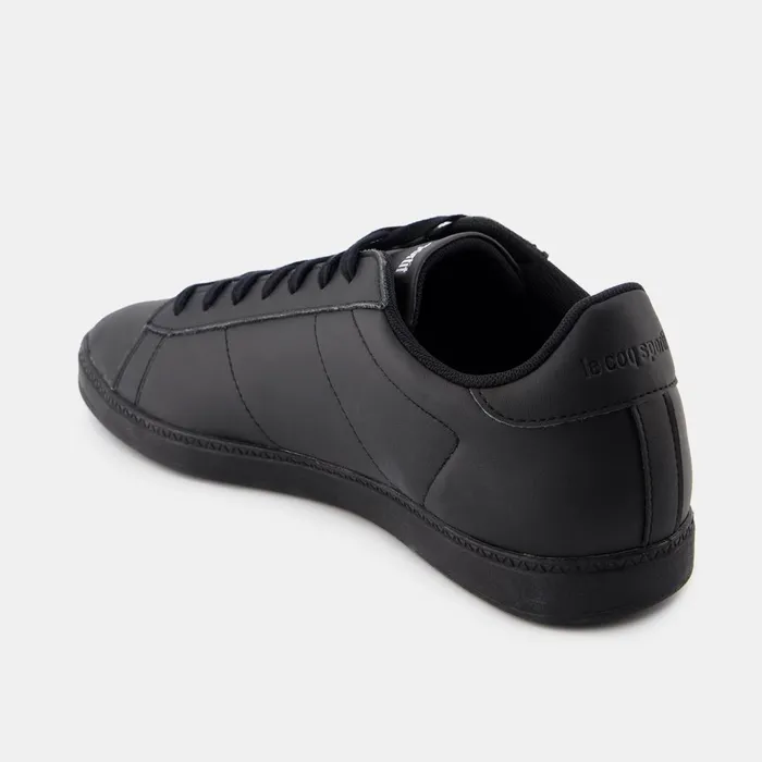 Men Le Coq Sportif Trainers And Sneakers Shoes COURTSET2 Triple Black