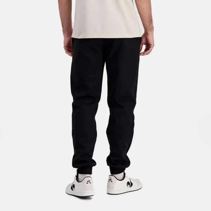 Men Le Coq Sportif Trousers And Joggers Essentiels Pantalon Loose Noir Homme Black